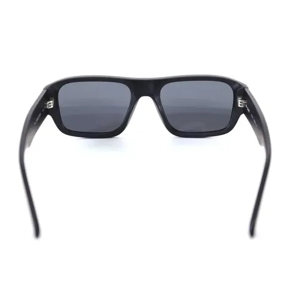 Quay Australia NIGHT CAP Rectangle Sunglasses Polarized - Matte Black/Black - Picture 9 of 11